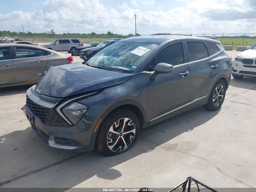 2023 Kia Sportage VIN 5XYK33AF4PG135099 IAAI salvage auction — FRONT END, Salvage Title, sold $3,100 on 2026-07-17 (photo 2)