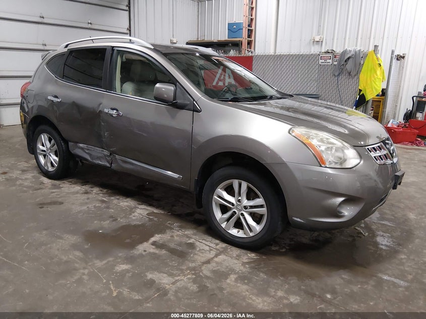 2012 Nissan Rogue VIN JN8AS5MV9CW355904 IAAI salvage auction — SIDE, Salvage (Iowa), sold $1,400 on 2026-07-07 (photo 1)