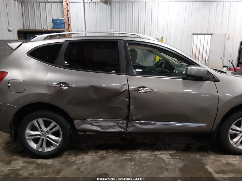2012 Nissan Rogue VIN JN8AS5MV9CW355904 IAAI salvage auction — SIDE, Salvage (Iowa), sold $1,400 on 2026-07-07 (photo 6)