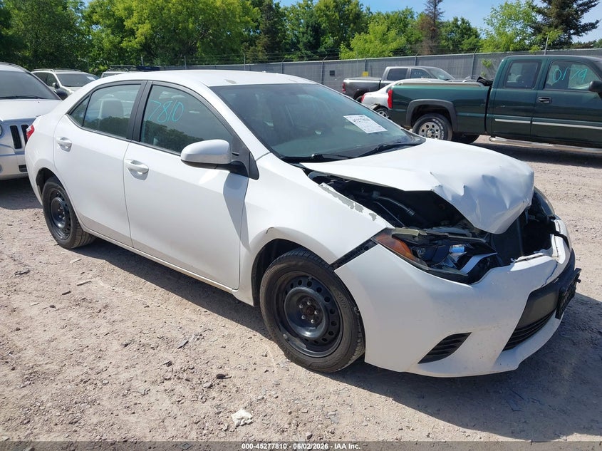 2014 Toyota Corolla VIN 5YFBURHE3EP140347 IAAI salvage auction — FRONT END, Salvage Title, sold $1,400 on 2026-07-08 (photo 1)