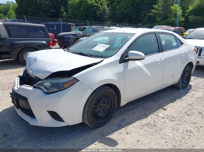 2014 Toyota Corolla VIN 5YFBURHE3EP140347 IAAI salvage auction — FRONT END, Salvage Title, sold $1,400 on 2026-07-08 (photo 2)