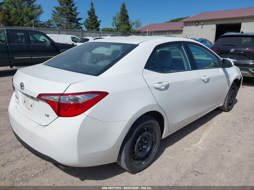 2014 Toyota Corolla VIN 5YFBURHE3EP140347 IAAI salvage auction — FRONT END, Salvage Title, sold $1,400 on 2026-07-08 (photo 4)