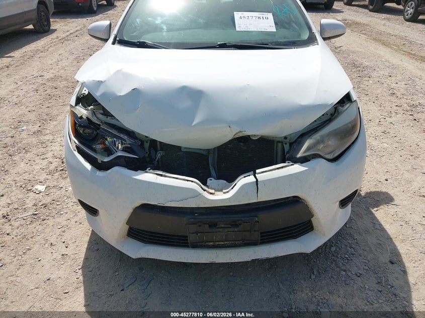 2014 Toyota Corolla VIN 5YFBURHE3EP140347 IAAI salvage auction — FRONT END, Salvage Title, sold $1,400 on 2026-07-08 (photo 6)