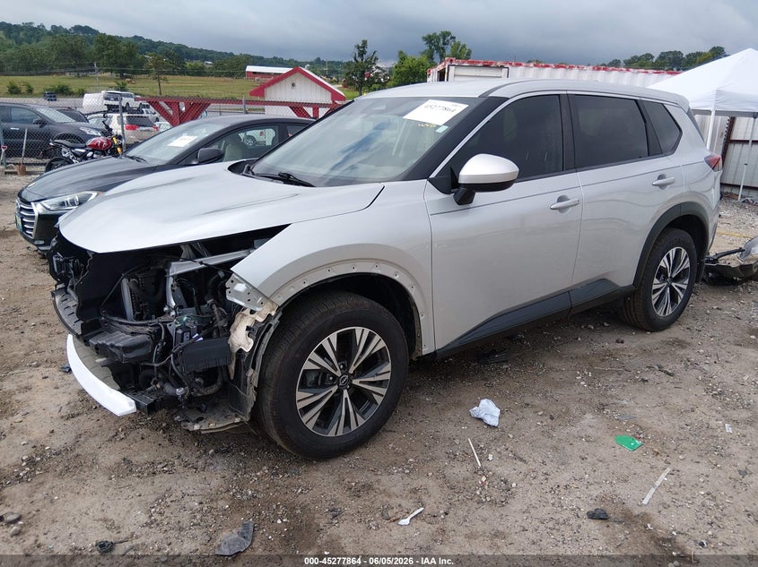 2023 Nissan Rogue VIN JN8BT3BB9PW469745 IAAI salvage auction — FRONT END, Salvage Title, sold $7,750 on 2026-07-16 (photo 2)