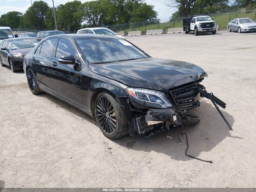 2016 Mercedes-benz S-klasse VIN WDDUG8FB8GA209534 IAAI salvage auction — LEFT SIDE, Salvage Title, sold $4,300 on 2026-07-16 (photo 1)