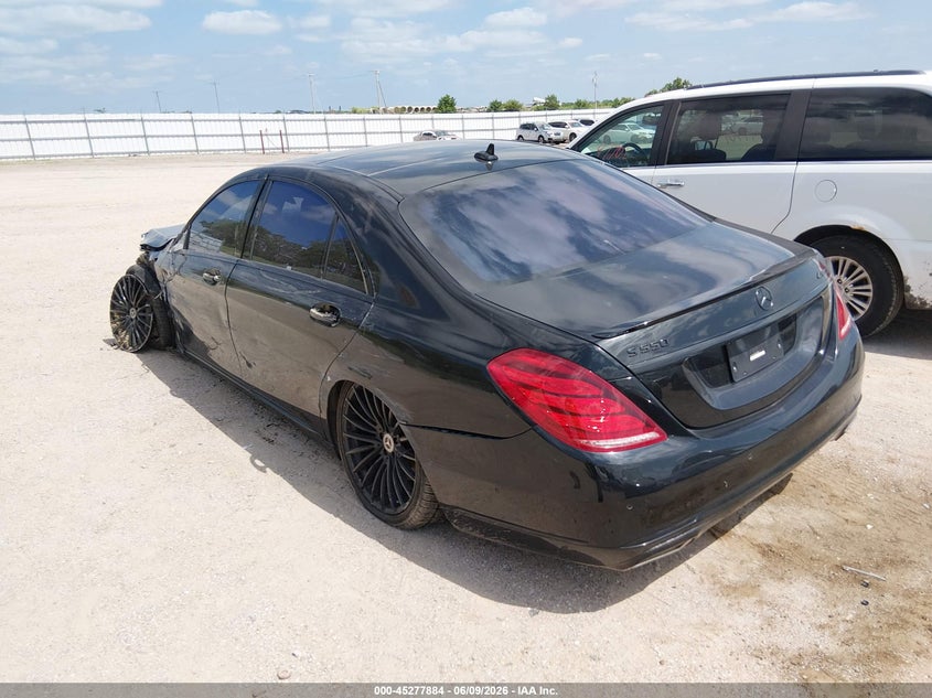 2016 Mercedes-benz S-klasse VIN WDDUG8FB8GA209534 IAAI salvage auction — LEFT SIDE, Salvage Title, sold $4,300 on 2026-07-16 (photo 3)