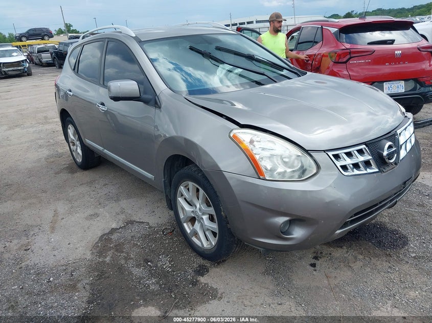2013 Nissan Rogue VIN JN8AS5MV1DW143922 IAAI salvage auction — REAR END, Salvage Title, sold $25 on 2026-07-21 (photo 1)