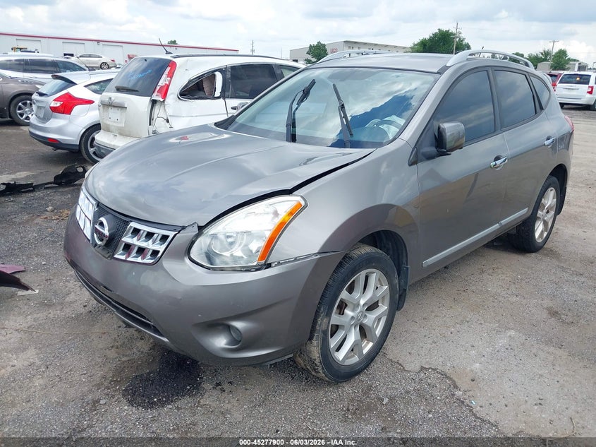 2013 Nissan Rogue VIN JN8AS5MV1DW143922 IAAI salvage auction — REAR END, Salvage Title, sold $25 on 2026-07-21 (photo 2)