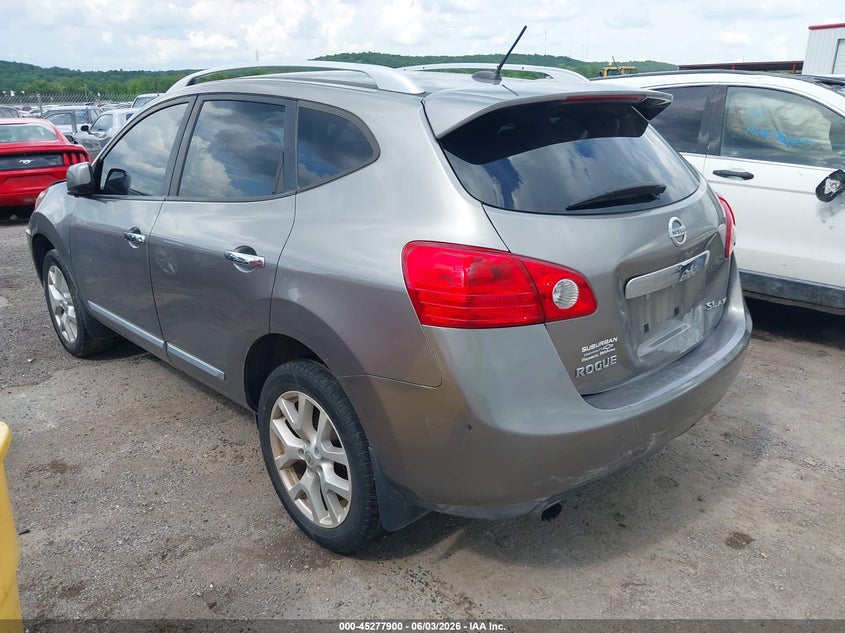 2013 Nissan Rogue VIN JN8AS5MV1DW143922 IAAI salvage auction — REAR END, Salvage Title, sold $25 on 2026-07-21 (photo 3)