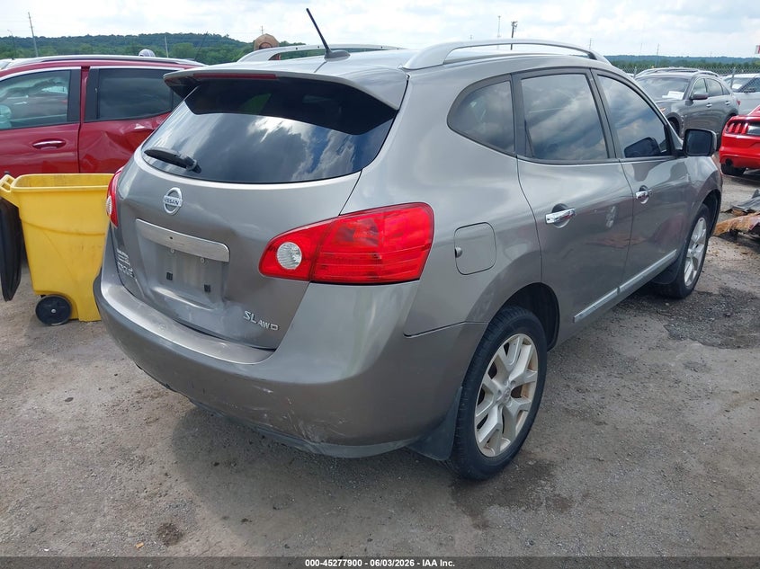 2013 Nissan Rogue VIN JN8AS5MV1DW143922 IAAI salvage auction — REAR END, Salvage Title, sold $25 on 2026-07-21 (photo 4)