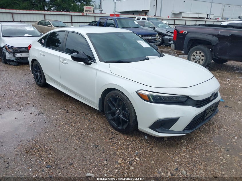 2022 Honda Civic VIN 2HGFE2F59NH564325 — IAAI salvage auction photo