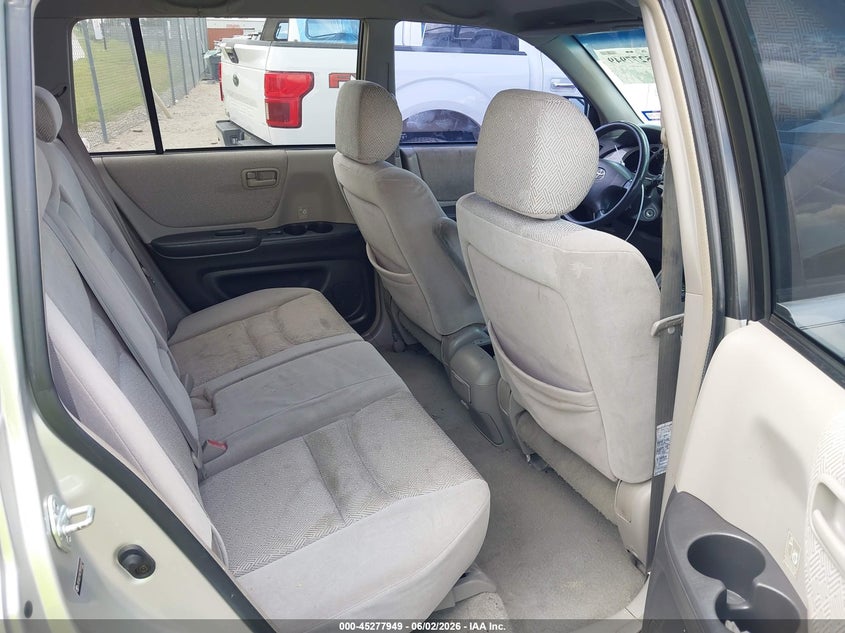 2003 Toyota Highlander VIN JTEGD21A230066099 IAAI salvage auction — FRONT END, Salvage (Texas), sold $300 on 2026-07-14 (photo 8)