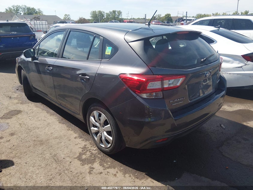2019 Subaru Impreza VIN 4S3GTAB60K3752540 IAAI salvage auction — HAIL, Salvage (Ohio), sold $4,800 on 2026-07-25 (photo 3)