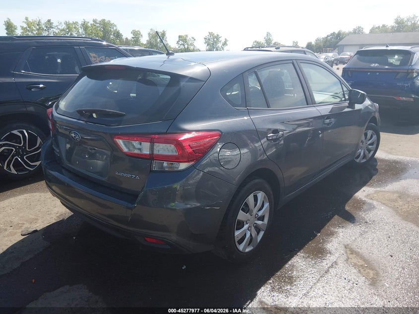 2019 Subaru Impreza VIN 4S3GTAB60K3752540 IAAI salvage auction — HAIL, Salvage (Ohio), sold $4,800 on 2026-07-25 (photo 4)