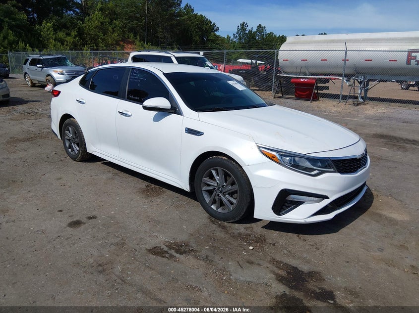 2020 Kia Optima VIN 5XXGT4L39LG431507 IAAI salvage auction — FRONT & REAR, Salvage Title, sold $550 on 2026-07-22 (photo 1)
