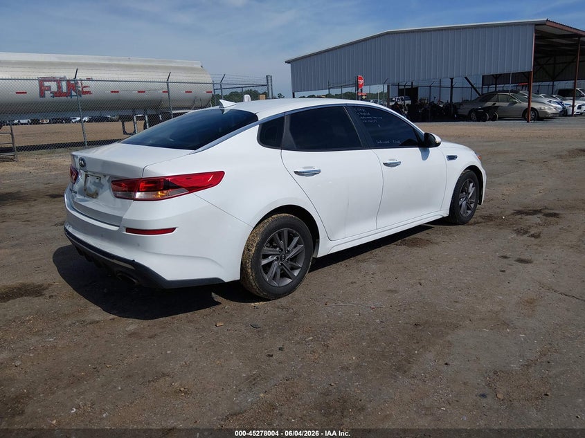 2020 Kia Optima VIN 5XXGT4L39LG431507 IAAI salvage auction — FRONT & REAR, Salvage Title, sold $550 on 2026-07-22 (photo 4)