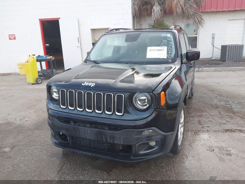 2017 Jeep Renegade VIN ZACCJABB4HPG51734 IAAI salvage auction — ENGINE DAMAGE, Clear (Florida), sold $850 on 2026-07-15 (photo 6)