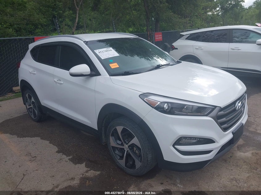 2016 Hyundai Tucson VIN KM8J33A27GU116517 IAAI salvage auction — HAIL, Salvage Title, sold $2,550 on 2026-07-22 (photo 1)