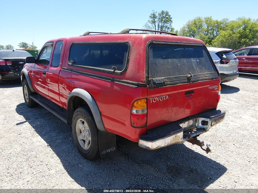 2002 Toyota Tacoma VIN 5TEWM72N22Z883764 IAAI salvage auction — NORMAL WEAR, Original (Ohio), sold $1,150 on 2026-07-14 (photo 3)