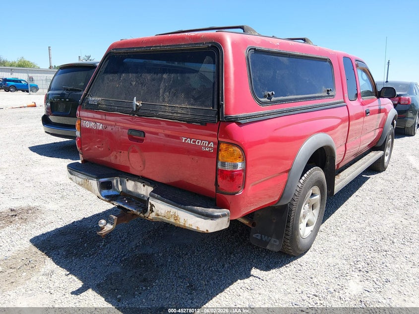 2002 Toyota Tacoma VIN 5TEWM72N22Z883764 IAAI salvage auction — NORMAL WEAR, Original (Ohio), sold $1,150 on 2026-07-14 (photo 4)