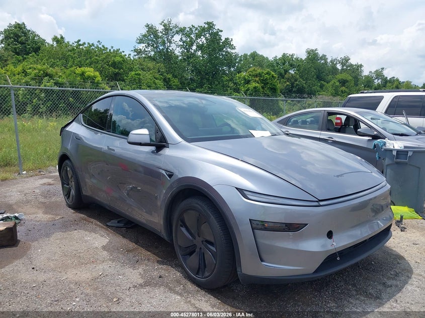 2026 Tesla Model y VIN 7SAYGDEE8TA380432 IAAI salvage auction — REAR END, Salvage Title, sold $21,800 on 2026-07-21 (photo 1)