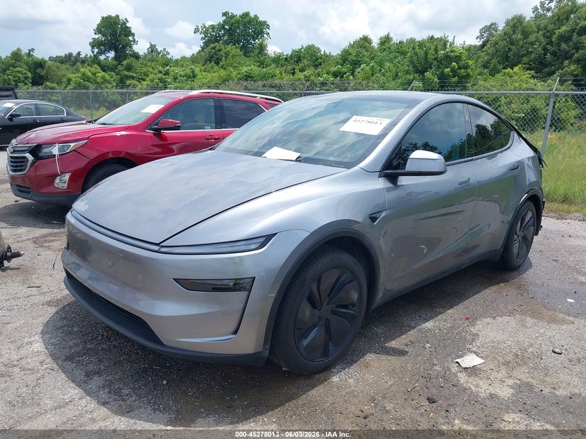 2026 Tesla Model y VIN 7SAYGDEE8TA380432 IAAI salvage auction — REAR END, Salvage Title, sold $21,800 on 2026-07-21 (photo 2)