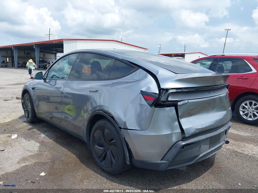 2026 Tesla Model y VIN 7SAYGDEE8TA380432 IAAI salvage auction — REAR END, Salvage Title, sold $21,800 on 2026-07-21 (photo 3)