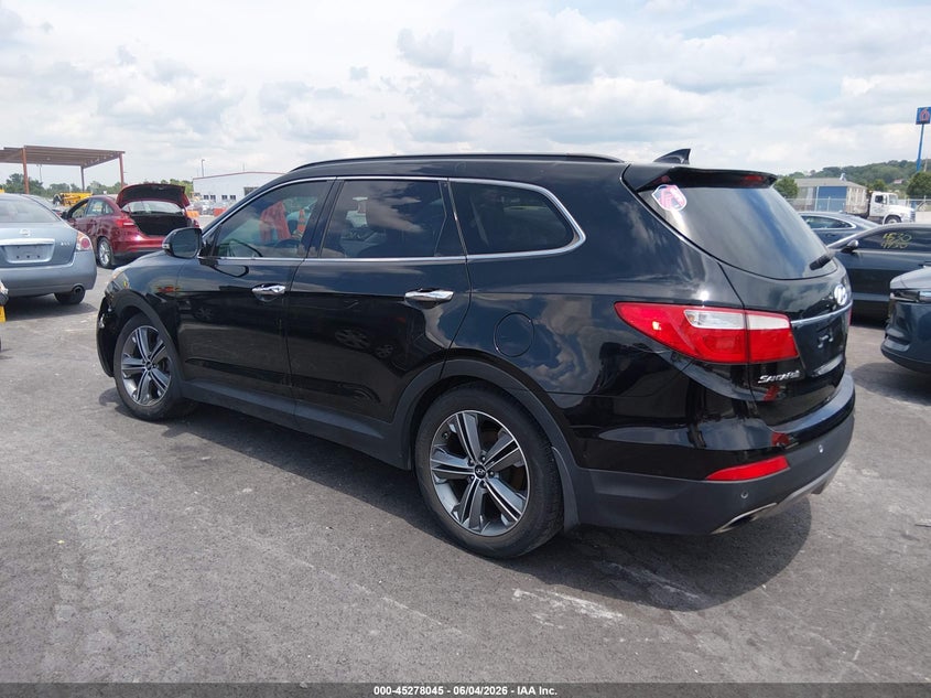 2016 Hyundai Santa fe VIN KM8SR4HFXGU133085 IAAI salvage auction — RIGHT SIDE, Salvage Title, sold $2,500 on 2026-07-14 (photo 3)