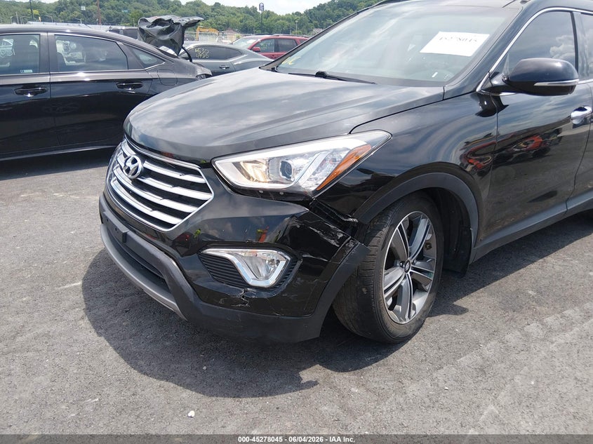 2016 Hyundai Santa fe VIN KM8SR4HFXGU133085 IAAI salvage auction — RIGHT SIDE, Salvage Title, sold $2,500 on 2026-07-14 (photo 6)