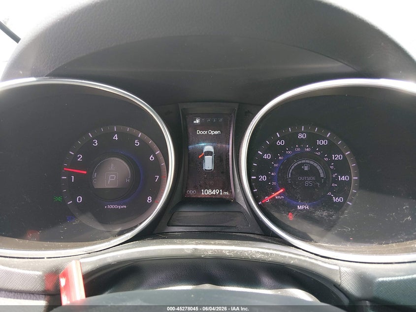 2016 Hyundai Santa fe VIN KM8SR4HFXGU133085 IAAI salvage auction — RIGHT SIDE, Salvage Title, sold $2,500 on 2026-07-14 (photo 7)