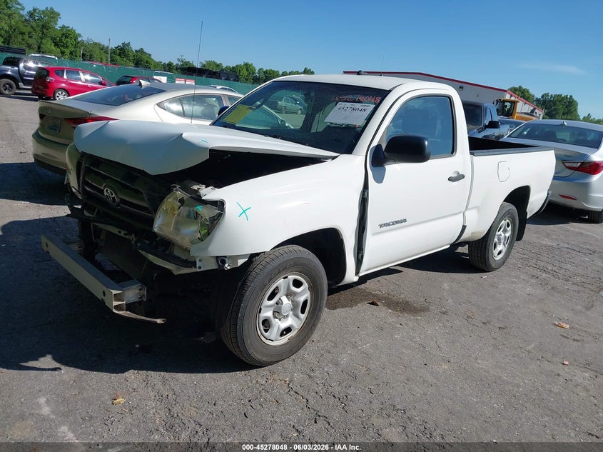 2009 Toyota Tacoma VIN 5TENX22N69Z661566 IAAI salvage auction — FRONT END, Salvage (Kentucky), sold $2,600 on 2026-07-08 (photo 2)
