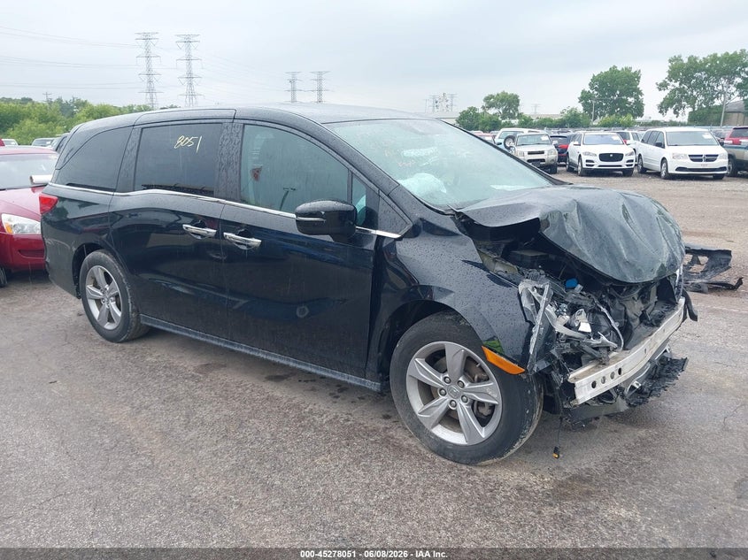 2020 Honda Odyssey VIN 5FNRL6H7XLB035993 IAAI salvage auction — FRONT END, Salvage Title, sold $4,450 on 2026-07-09 (photo 1)