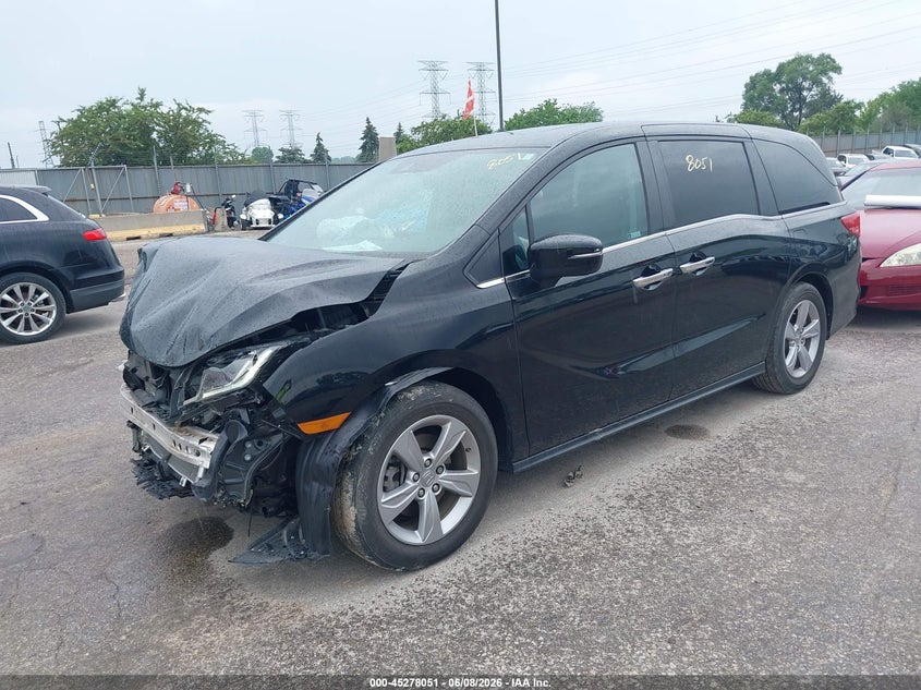 2020 Honda Odyssey VIN 5FNRL6H7XLB035993 IAAI salvage auction — FRONT END, Salvage Title, sold $4,450 on 2026-07-09 (photo 2)