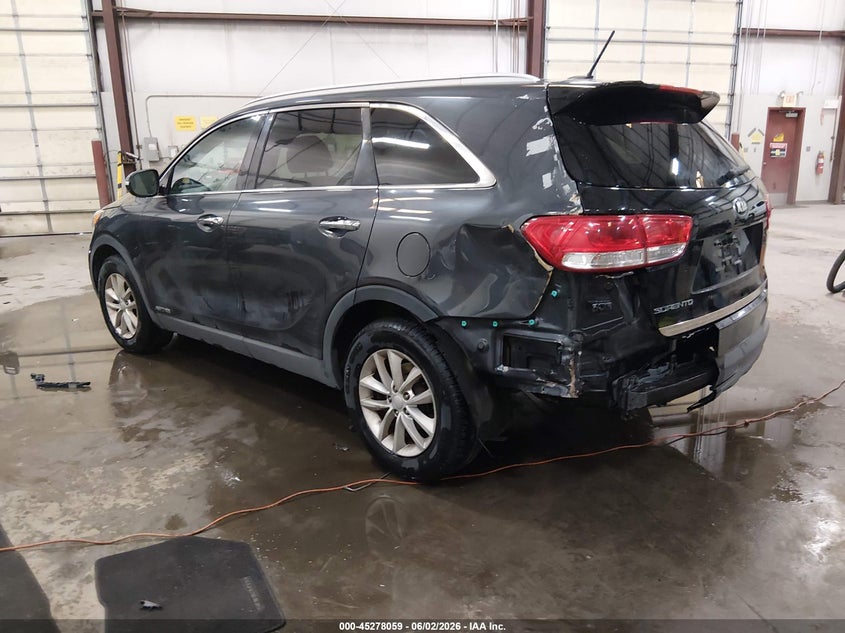 2018 Kia Sorento VIN 5XYPGDA5XJG367463 IAAI salvage auction — REAR END, Salvage Title, sold $1,250 on 2026-07-10 (photo 3)