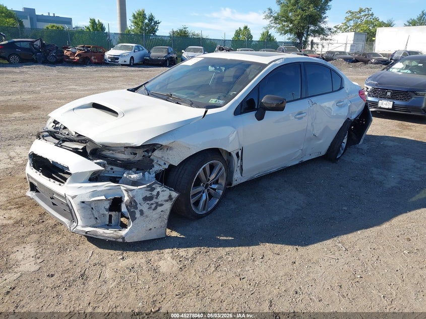2021 Subaru Wrx VIN JF1VA1C63M9824204 IAAI salvage auction — FRONT END, Salvage (Pennsylvania), sold $2,900 on 2026-07-31 (photo 2)