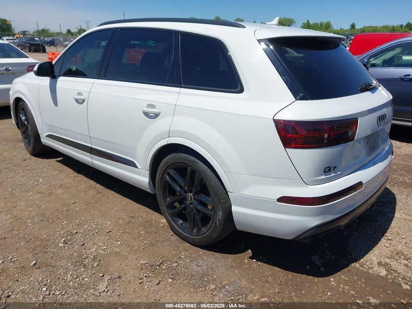 2018 Audi Q7 VIN WA1VAAF72JD009624 IAAI salvage auction — RIGHT REAR, Salvage (Illinois), sold $7,000 on 2026-07-29 (photo 3)