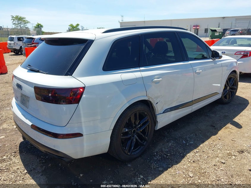 2018 Audi Q7 VIN WA1VAAF72JD009624 IAAI salvage auction — RIGHT REAR, Salvage (Illinois), sold $7,000 on 2026-07-29 (photo 4)