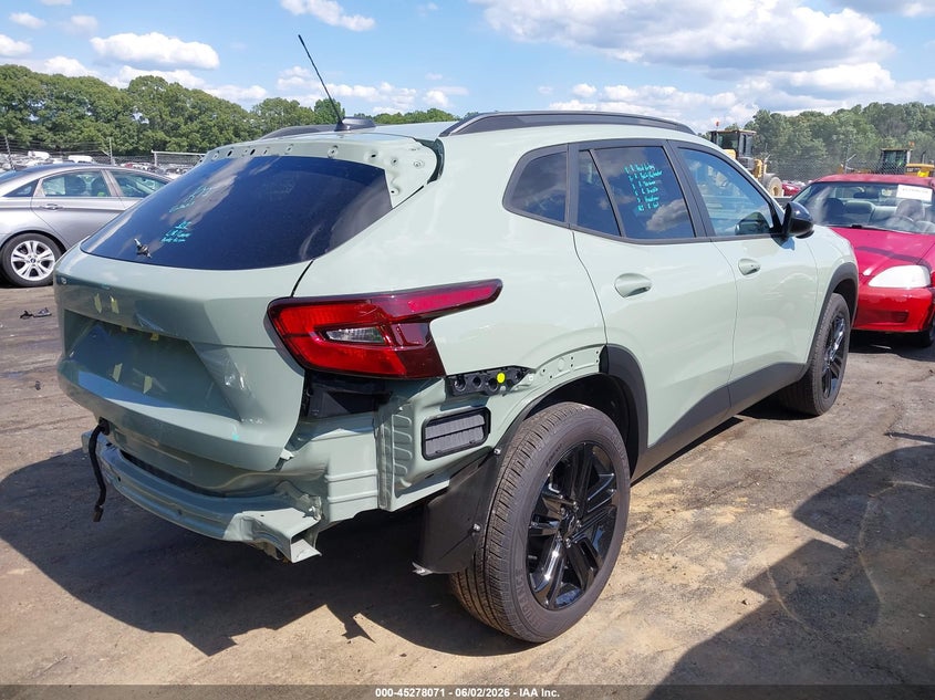 2025 Chevrolet Trax VIN KL77LKEP7SC118861 IAAI salvage auction — REAR END, Salvage (North Carolina), sold $6,600 on 2026-07-31 (photo 4)