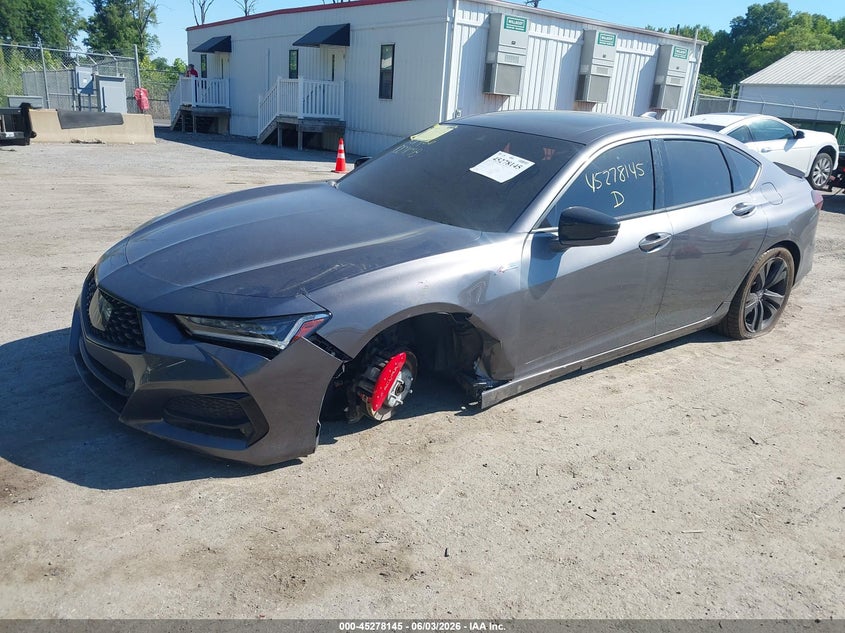 2021 Acura Tlx VIN 19UUB5F58MA007078 IAAI salvage auction — FRONT END, Salvage - 75% Or Less (Maryland), sold $9,150 on 2026-08-18 (photo 2)