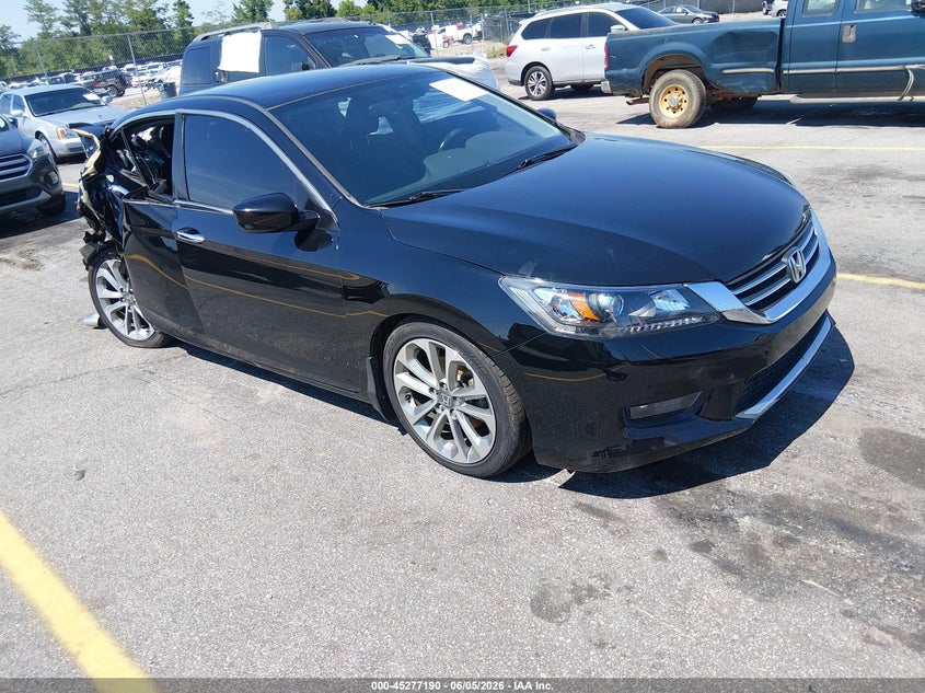 2014 Honda Accord VIN 1HGCR2F53EA021140 IAAI salvage auction — REAR END, Salvage Title, sold $500 on 2026-07-18 (photo 1)