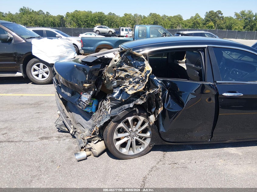 2014 Honda Accord VIN 1HGCR2F53EA021140 IAAI salvage auction — REAR END, Salvage Title, sold $500 on 2026-07-18 (photo 6)