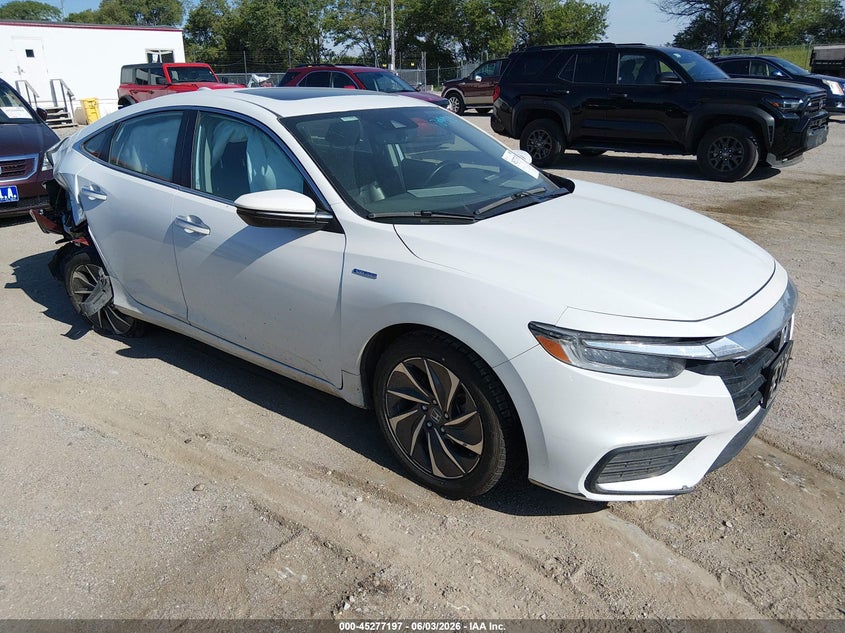 2021 Honda Insight VIN 19XZE4F93ME005910 IAAI salvage auction — REAR END, Salvage Title, sold $1,600 on 2026-07-23 (photo 1)