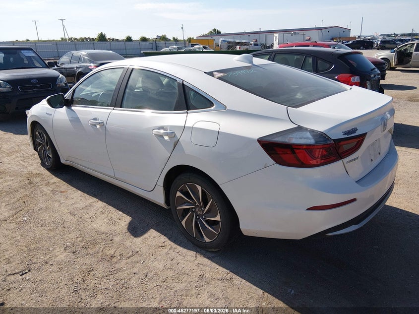 2021 Honda Insight VIN 19XZE4F93ME005910 IAAI salvage auction — REAR END, Salvage Title, sold $1,600 on 2026-07-23 (photo 3)