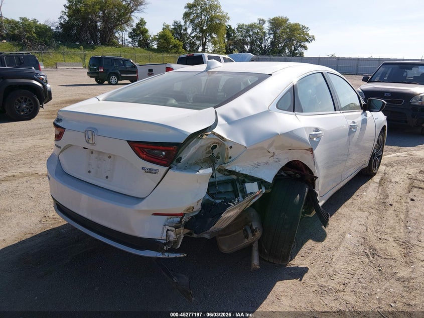 2021 Honda Insight VIN 19XZE4F93ME005910 IAAI salvage auction — REAR END, Salvage Title, sold $1,600 on 2026-07-23 (photo 6)