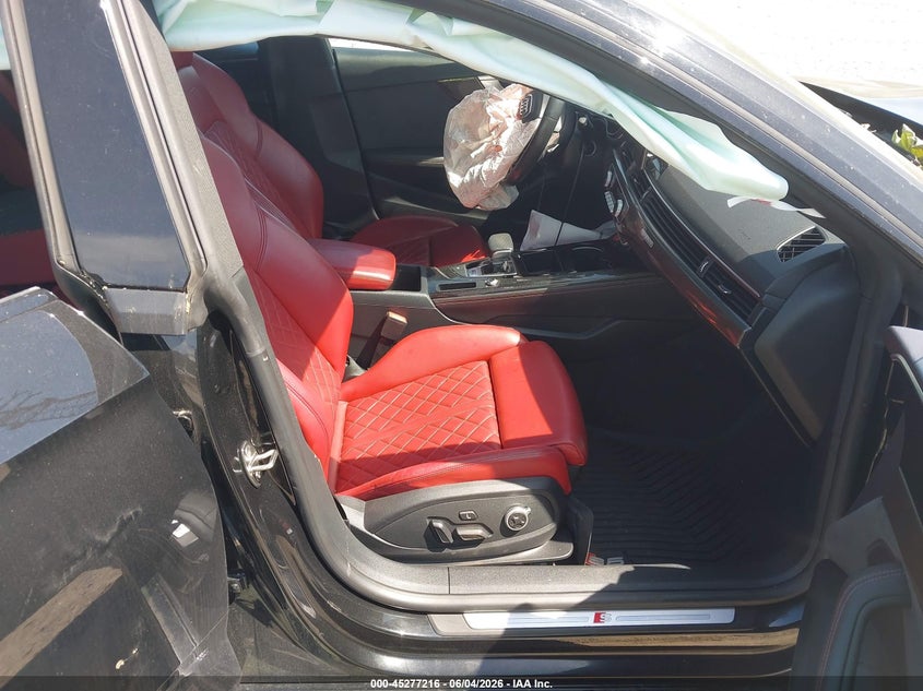 2022 Audi S5 VIN WAUC4CF54NA022569 IAAI salvage auction — FRONT END, Salvage (Pennsylvania), sold $14,000 on 2026-07-28 (photo 5)