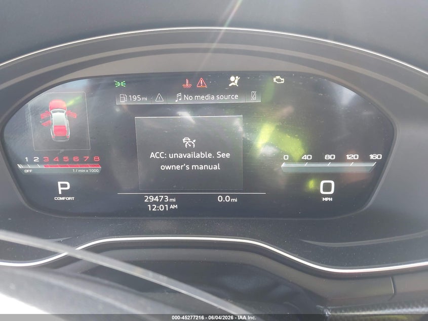 2022 Audi S5 VIN WAUC4CF54NA022569 IAAI salvage auction — FRONT END, Salvage (Pennsylvania), sold $14,000 on 2026-07-28 (photo 7)