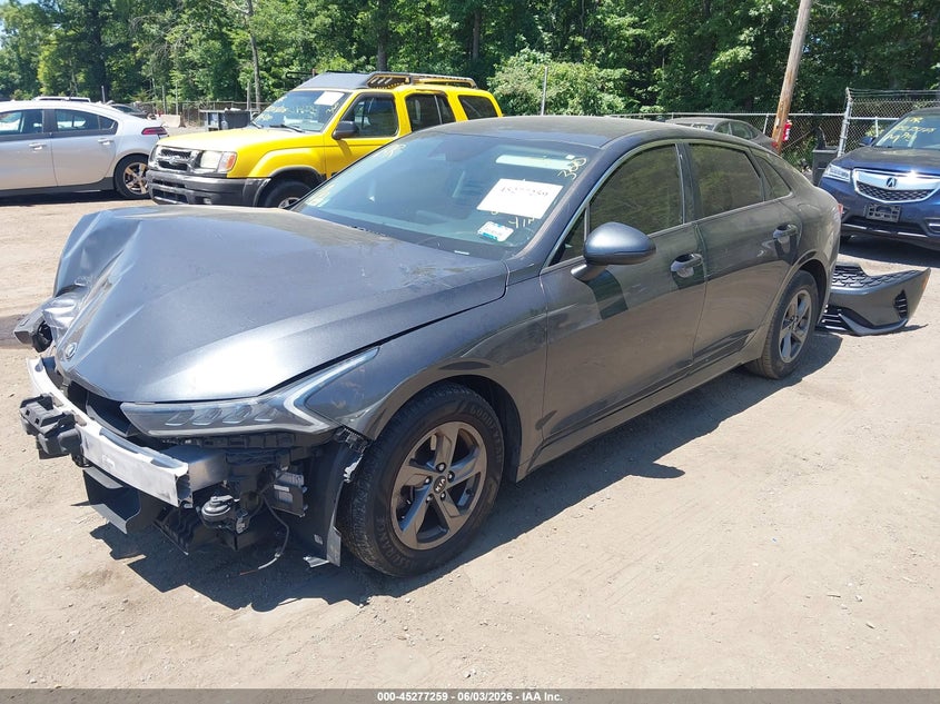 2021 Kia K5 VIN 5XXG14J23MG024624 IAAI salvage auction — FRONT END, Salvage Title, sold $1,425 on 2026-07-15 (photo 2)