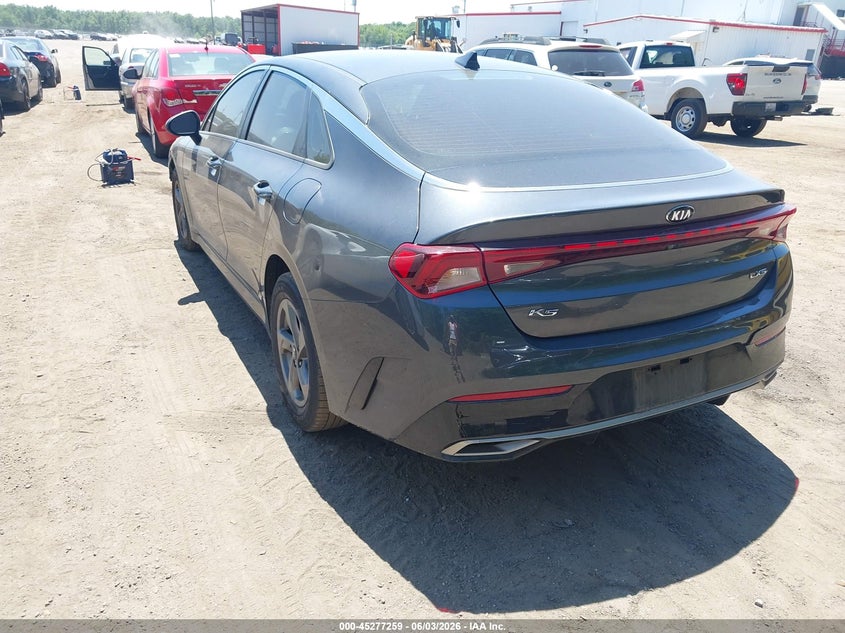 2021 Kia K5 VIN 5XXG14J23MG024624 IAAI salvage auction — FRONT END, Salvage Title, sold $1,425 on 2026-07-15 (photo 3)