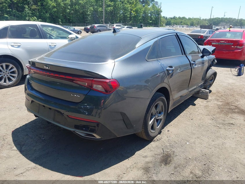 2021 Kia K5 VIN 5XXG14J23MG024624 IAAI salvage auction — FRONT END, Salvage Title, sold $1,425 on 2026-07-15 (photo 4)