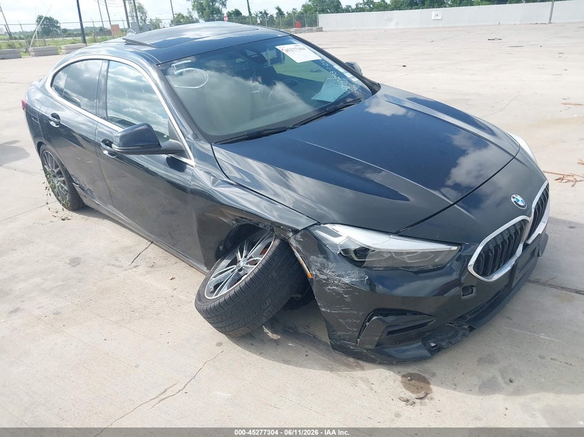 2022 BMW 2er VIN WBA53AK06N7K19797 IAAI salvage auction — RIGHT FRONT, Salvage Title, sold $5,150 on 2026-07-31 (photo 1)